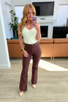 Judy Blue - Sienna High Rise Control Top Flare Jeans in Espresso