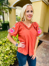 Luisa Embroidered Blouse