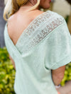 Found Favorite Lace Detail Top