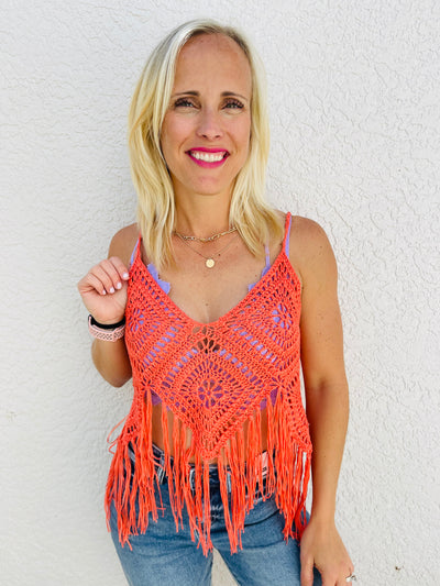 Festival Fringe Tank in Orange