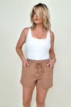 Lazy Days Utility Short in Brown