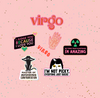 Virgo Astrological Sticker Sheet