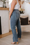 Judy Blue - Tandy High Waist Slit Hem Straight Jeans