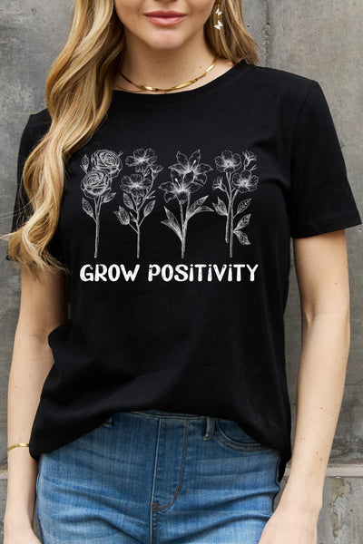 Grow Positivity Graphic Tee