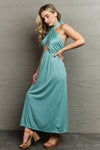 Know Your Worth Dress in Aqua