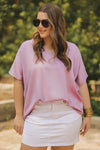 Basic Instincts Pocket Tunic in Lilac