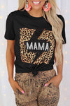 Mama Leopard Lightning T-Shirt