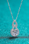 1 Carat Moissanite Pendant Necklace