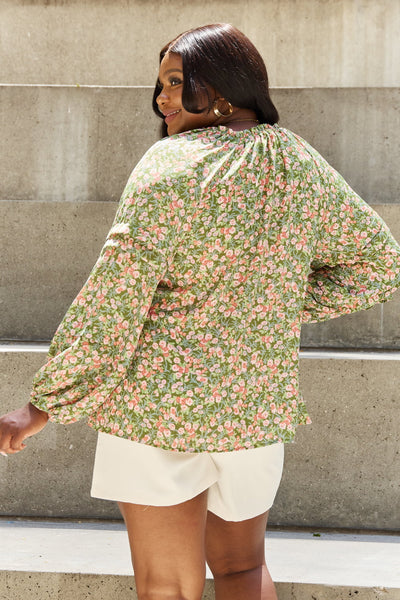 She's Blossoming Floral Blouse