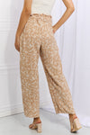 Right Angle Geometric Pants in Taupe