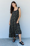 In The Garden Maxi Dress in Black Floral