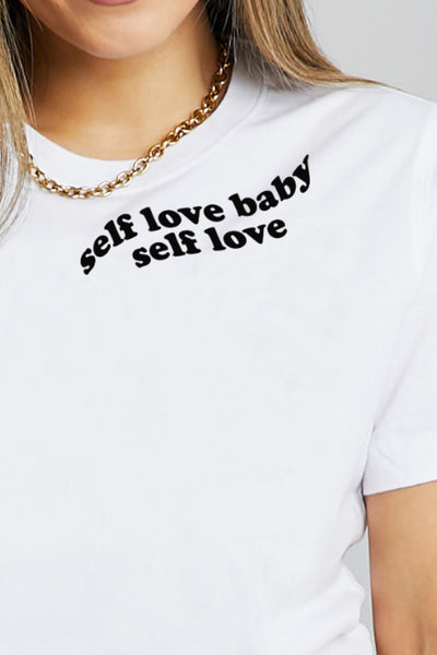SELF LOVE BABY SELF LOVE Graphic Cotton T-Shirt