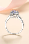 1 Carat Moissanite Heart-Shaped Ring