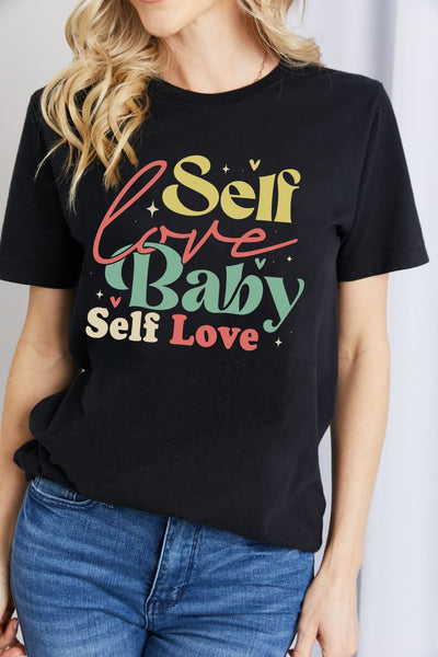 SELF LOVE BABY SELF LOVE Graphic Cotton T-Shirt