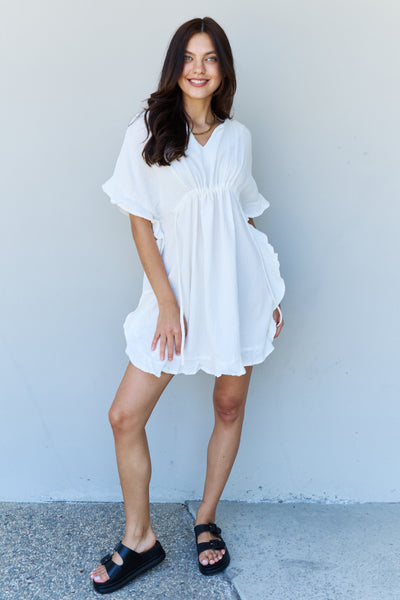 Out Of Time Dress in White