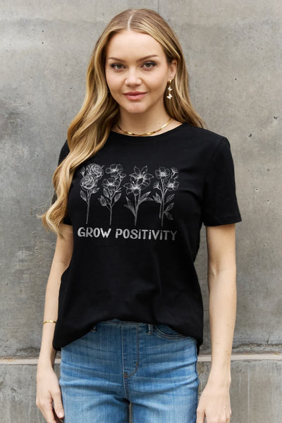 Grow Positivity Graphic Tee