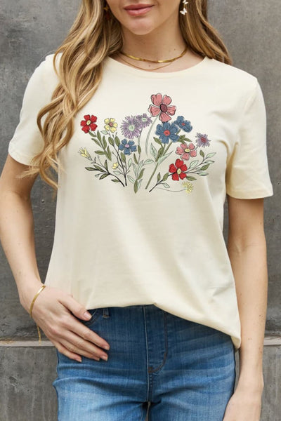 Flower Graphic Tee