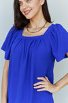 Keep Me Close Blouse in Royal