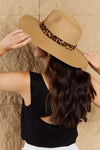 Wild One Leopard Straw Hat