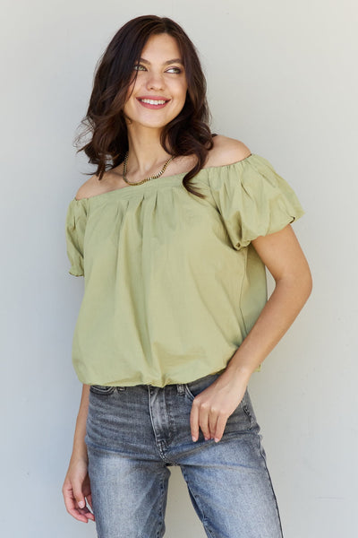 Heyson Light The Way Blouse in Lime