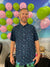 Men's Bella Jade Button Up Short Sleeve Top