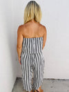 Modern Stripes Sleeveless Jumpsuit