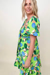 Gigio Tropical Print Mini Dress