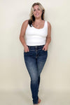 Judy Blue Madison High Rise Front Yoke Skinny Jeans